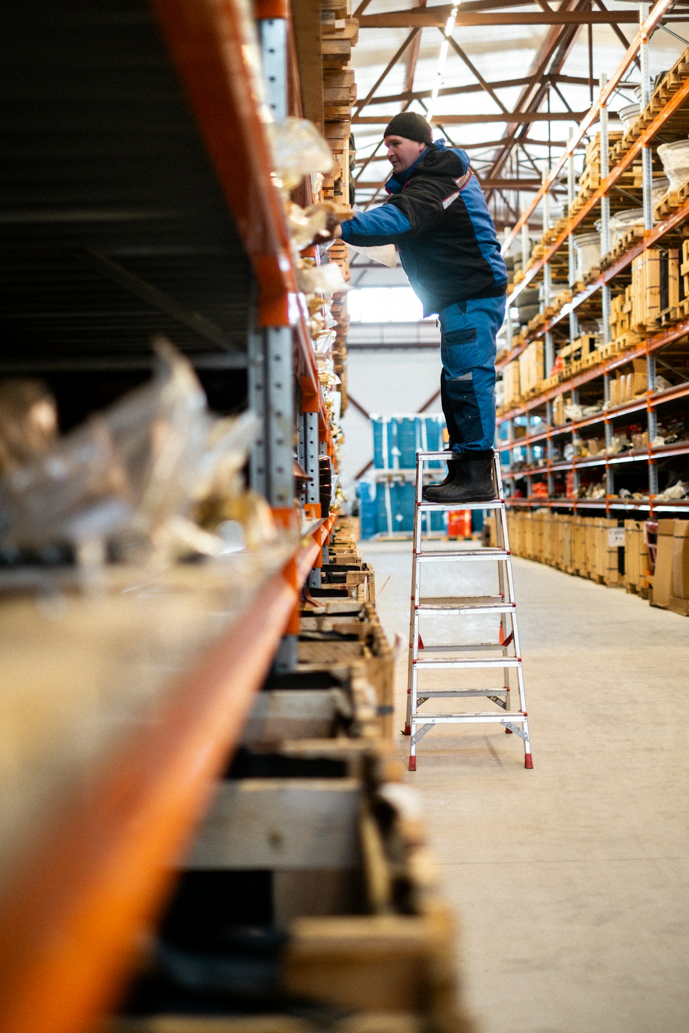 Warehouse operations in a distribution business